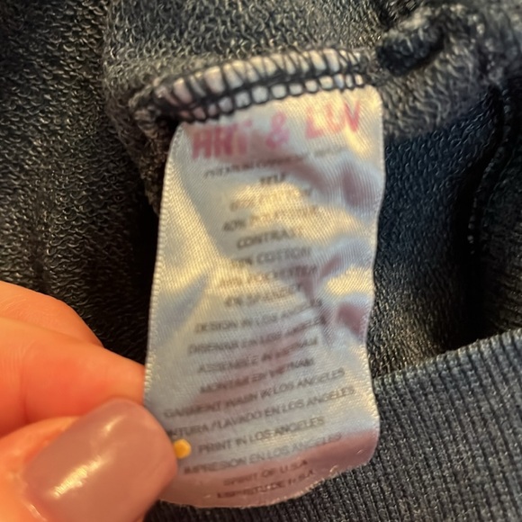 HRT and LUV boho cow skull sweatshirt, size small - Picture 7 of 7